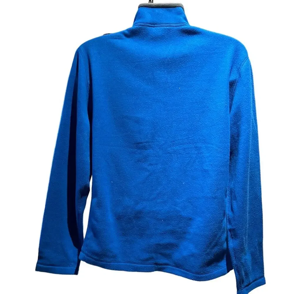 The North Face Royal Blue Mens XL Quarter Zip Fleece Top